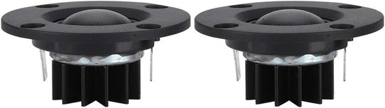 Dailygoods - Hifi Dome Tweeter Luidspreker voor Home Audio Systeem, 2 Stuks 30W 6Ω — afbeelding 3