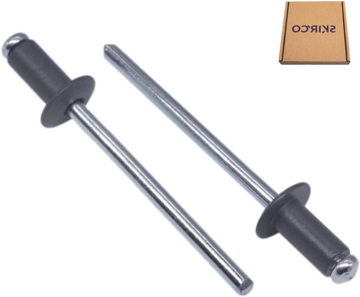 Blindklinknagels - Popnagels Aluminium - Bevestigen van Materialen - Geverfde Koepelkop - 40 x 8 mm - Antracietgrijs