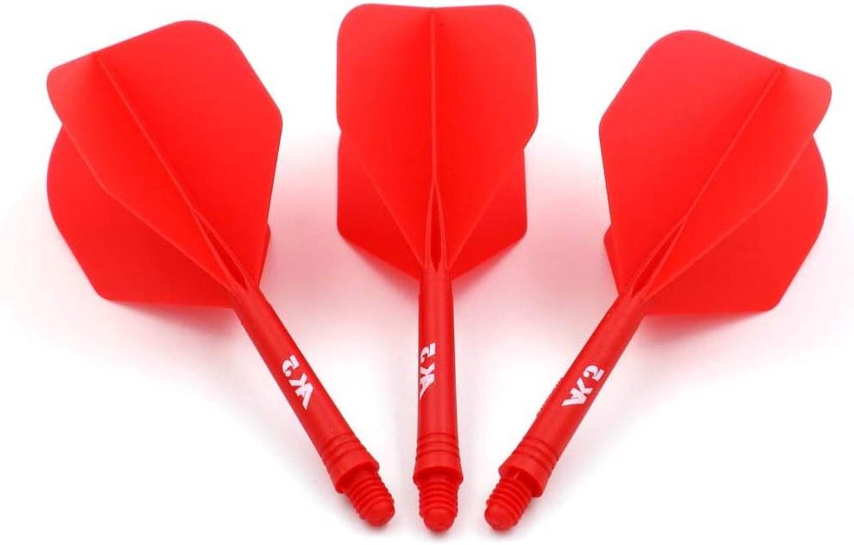 Dart Flights - Vleugels - Darts Spelen - Standaard Formaat - AK5 - Rood
