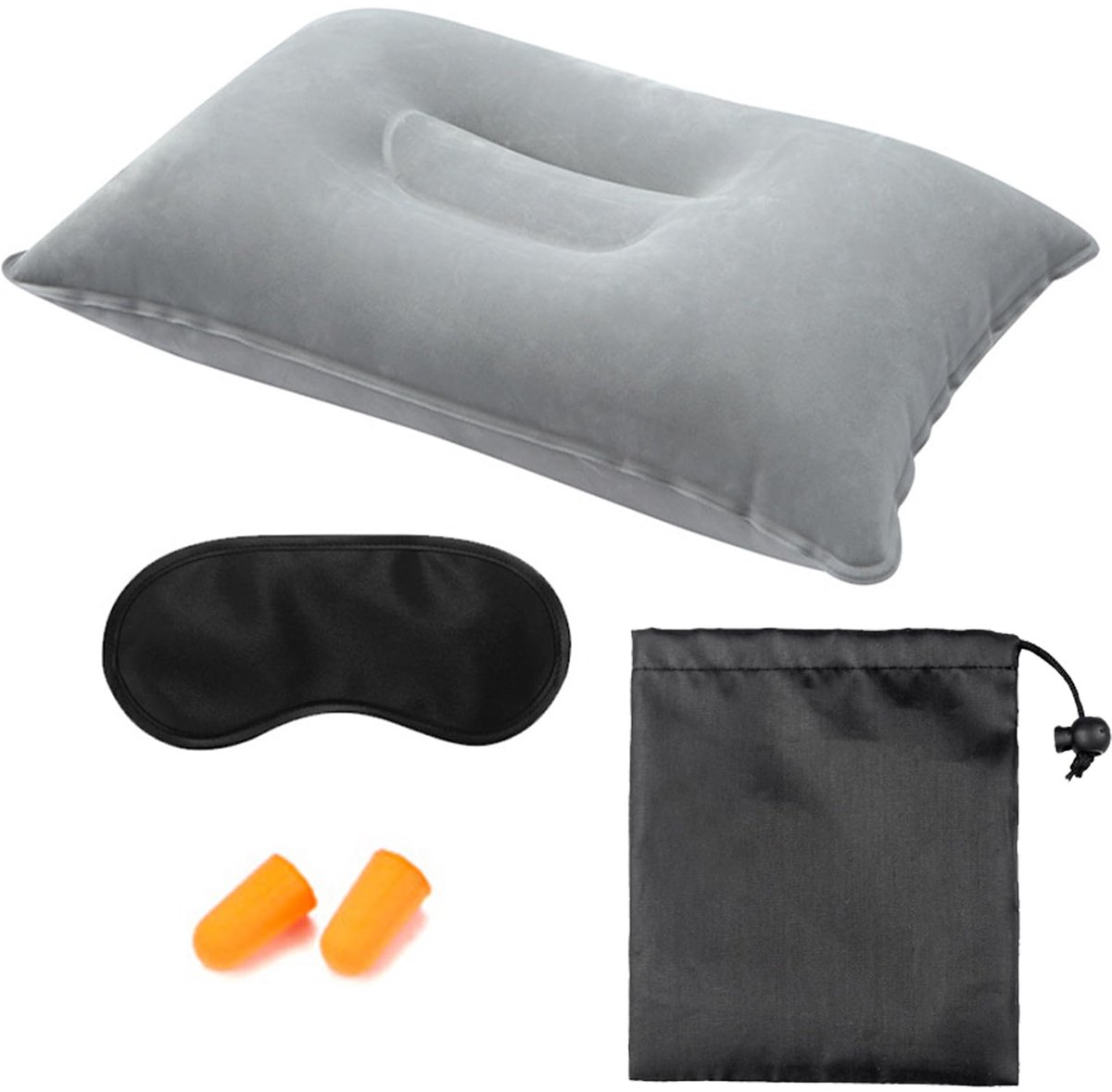Opblaasbaar Kussen voor Strand - Comprimeerbaar, Comfortabel, Ultralicht voor Outdoor Reizen en Camping