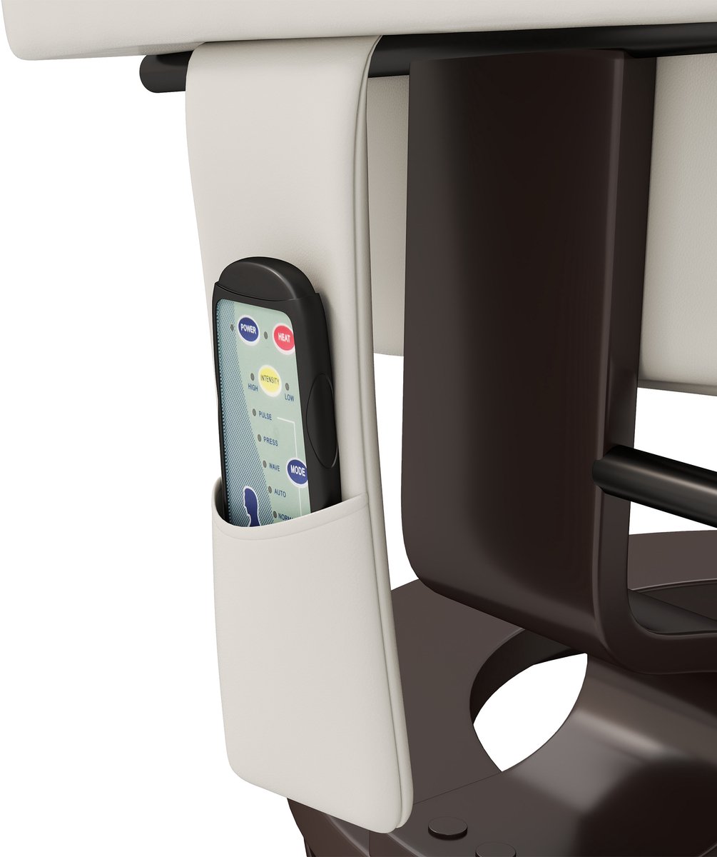 Sternhimmel Relaxfauteuil Met Massage En Ligfunctie Crèmewit - afbeelding 3