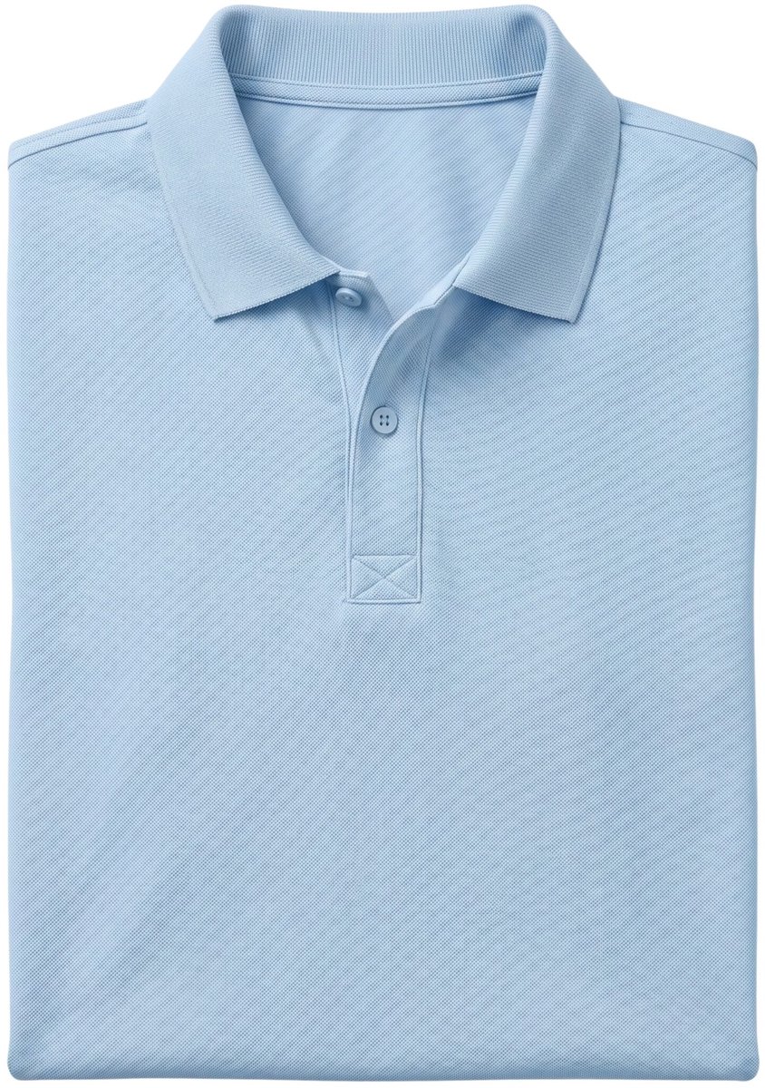 Heren Poloshirts Korte Mouw - Polo Shirt Heren - GB150-32 - Licht Blauw - Maat L