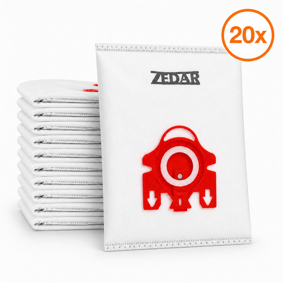 Stofzuigerzakken geschikt voor Miele FJM Compact C1 / C2 complete C1 - van Zedar®- 20 stuks