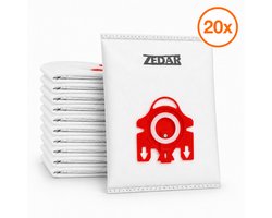 Stofzuigerzakken geschikt voor Miele FJM Compact C1 / C2 complete C1 - van Zedar - 20 stuks