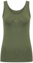 RJ Pure Color Dames Hemd Donkergroen L