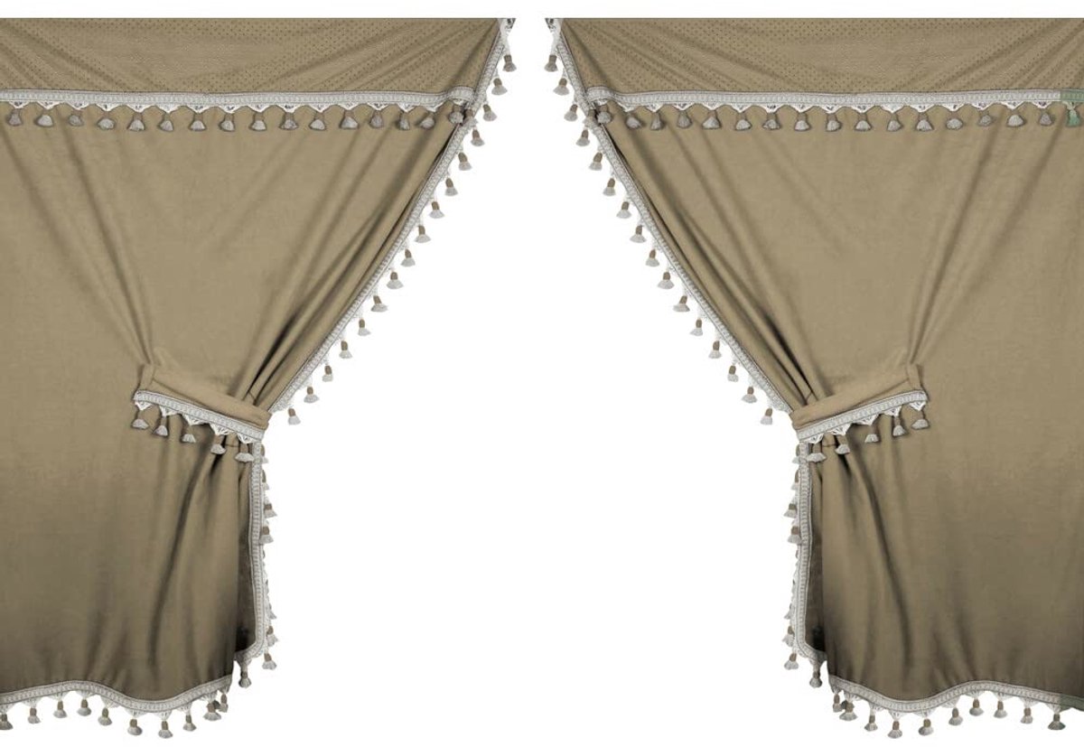 Gordijnen Beige voor vrachtwagens