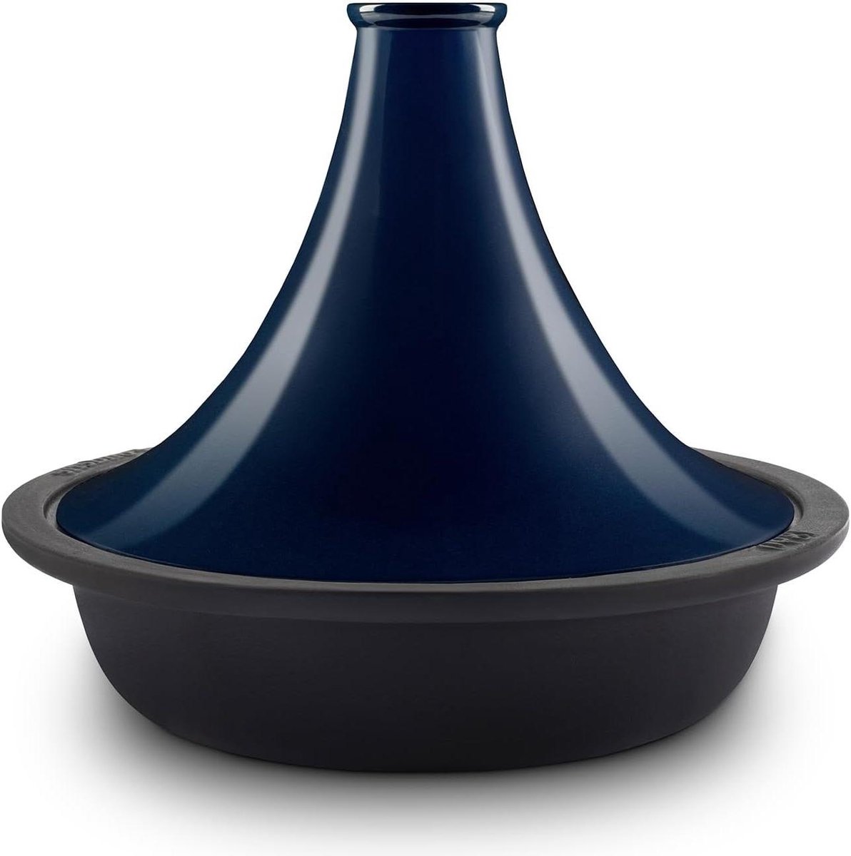 Gietijzeren Tajine - Marokkaanse Pot - Langzaam Garen - Gelijkmatige Warmteverdeling - 29 cm diameter - Blauw