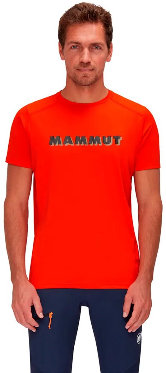 Mammut Splide Logo T-shirt Met Korte Mouwen Oranje M Man