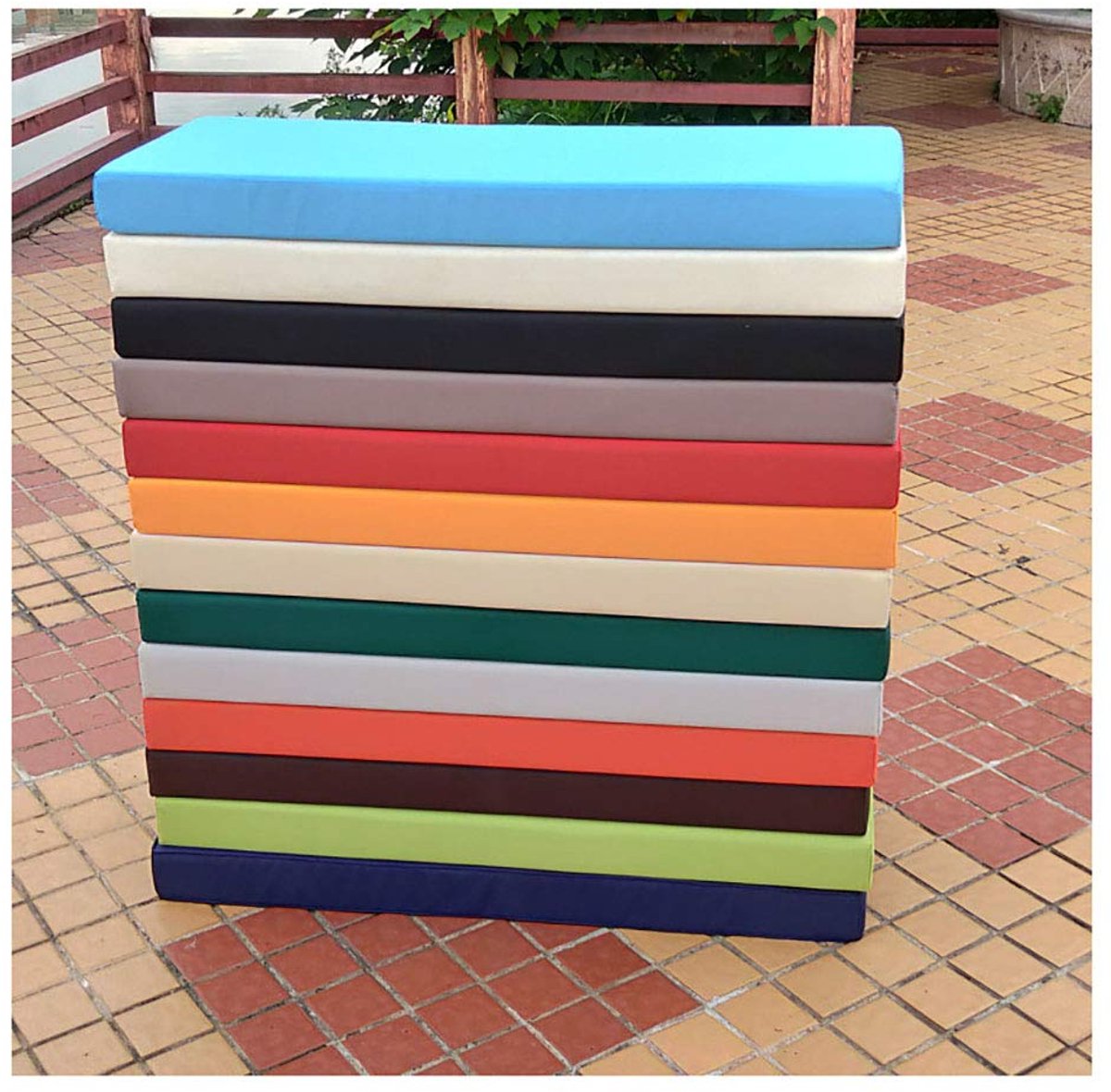 wangk lang bankkussen 2 3 4-zitsbank pad kussen antislip verwijderbare wasbare tuin patio bank swing mat voor indoor outdoor meubels outdoor kussen -rood 150×50×5cm (59×19×2in)
