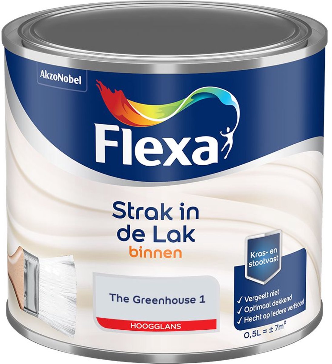 Flexa - Strak In De Lak Binnenlak Hoogglans - The Greenhouse 1 - Mengverf - 500 Ml