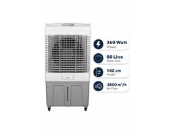 Asir - Aircooler/Luchtverkoeler - 100% ABS - 72.2 x 45.3 x 141.6 cm