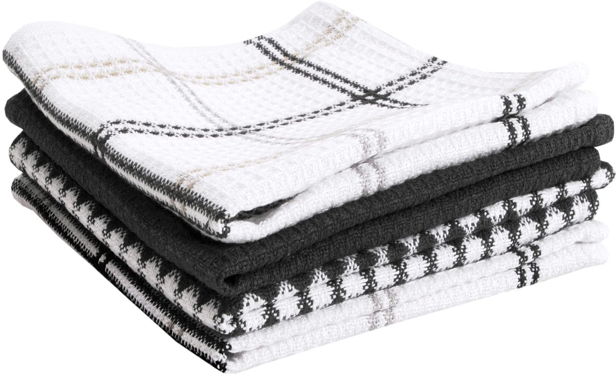 textiel, 100% katoen, geweven keukendoek, 12" x 13", set van 4 uitvoeringen, rood