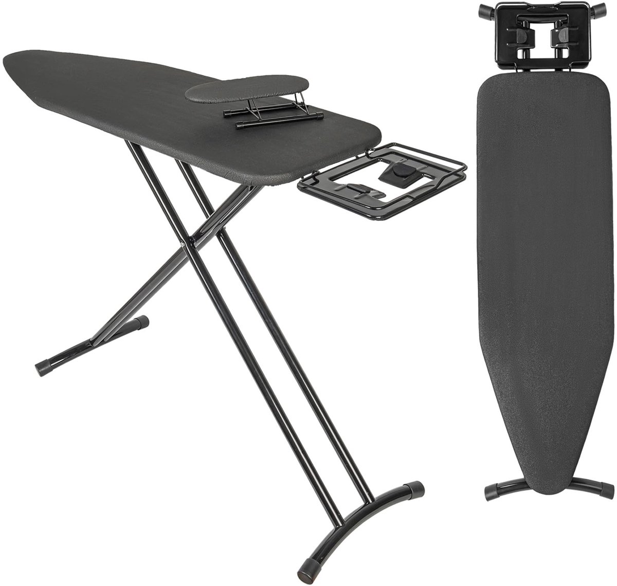 Dailygoods- Strijkplank Opvouwbaar 110 x 30 cm - Hittebestendige Bekleding - Verstelbare Hoogte - Antislipvoeten - Duurzaam - Ruimtebesparend - Strijktafel