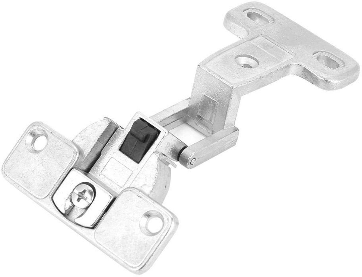 Dailygoods- Deurscharnier 270 Graden - Zinklegering - Vernikkeld - Roestbestendig - Draagvermogen 15 kg - Geschikt voor Kastdeuren - Kastdeurscharnier