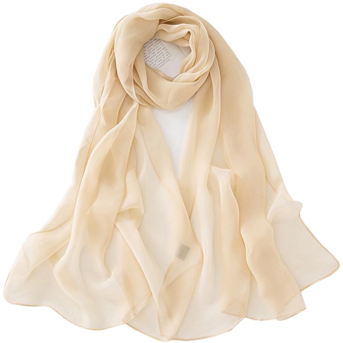 Haar Sjaals en Wraps Effen Kleur Sjaal Zijde als Gevoel Halsdoek Lange Wraps Lente Sjaals Bikini Cover