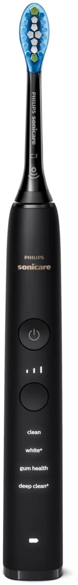 Bol.com Philips Sonicare DiamondClean 9000 - Elektrische tandenborstel - Oplaadglas - Zwart - HX9911/09 aanbieding