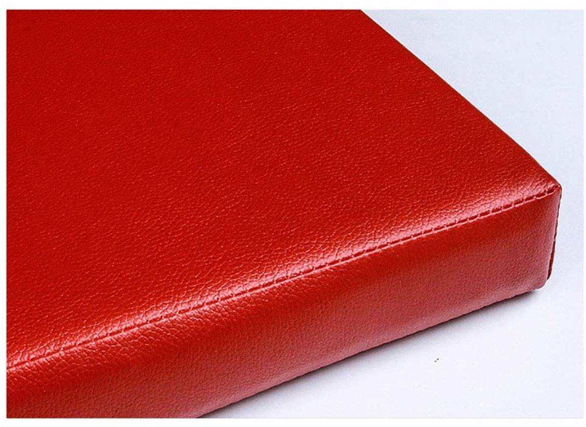 Bench Kussen Pad Tuin Waterdicht Antislip Settee Kussen Voor Patio Stoel Meubels-Rood 45×45×5cm (18×18×2in)