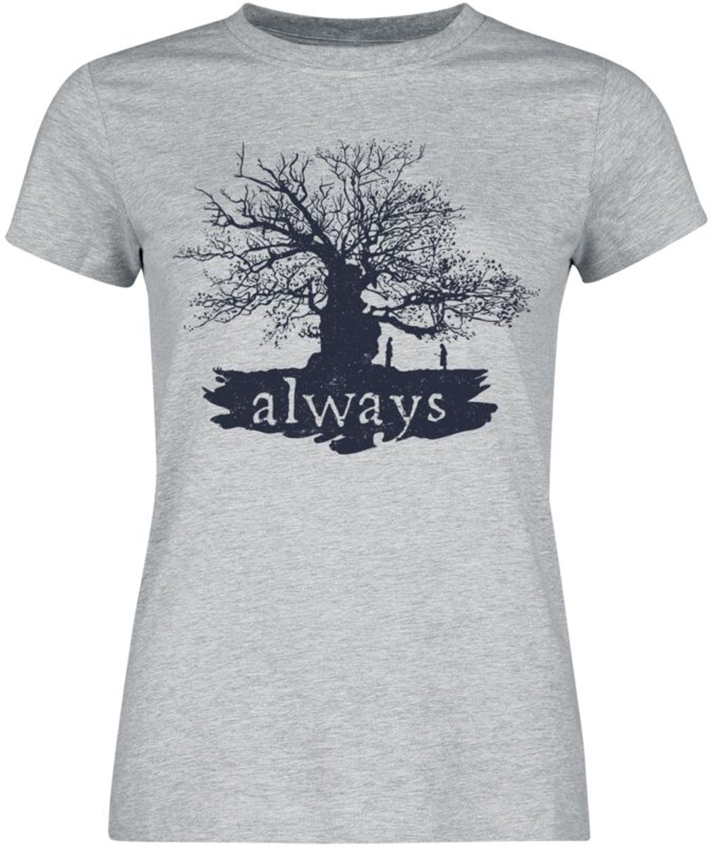 Harry Potter Magic Tree Dames T-shirt - gemêleerd grijs - XL