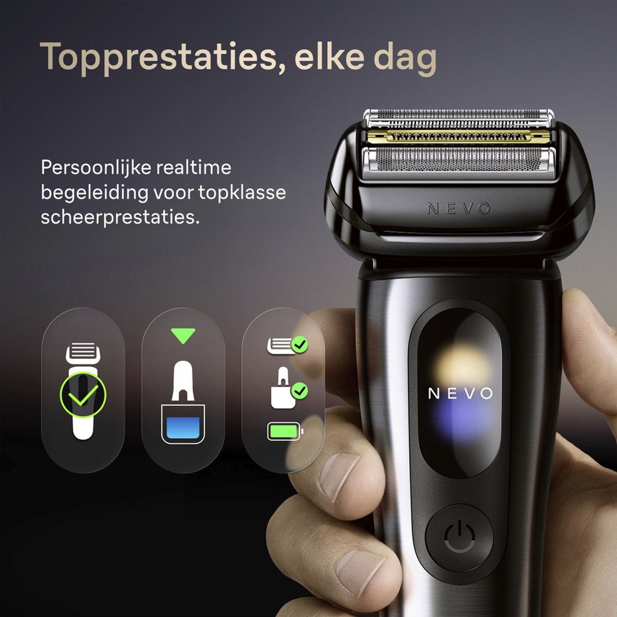 Braun NEVO17010C Elektrisch Scheerapparaat met AeroTouch-technologie - afbeelding 3