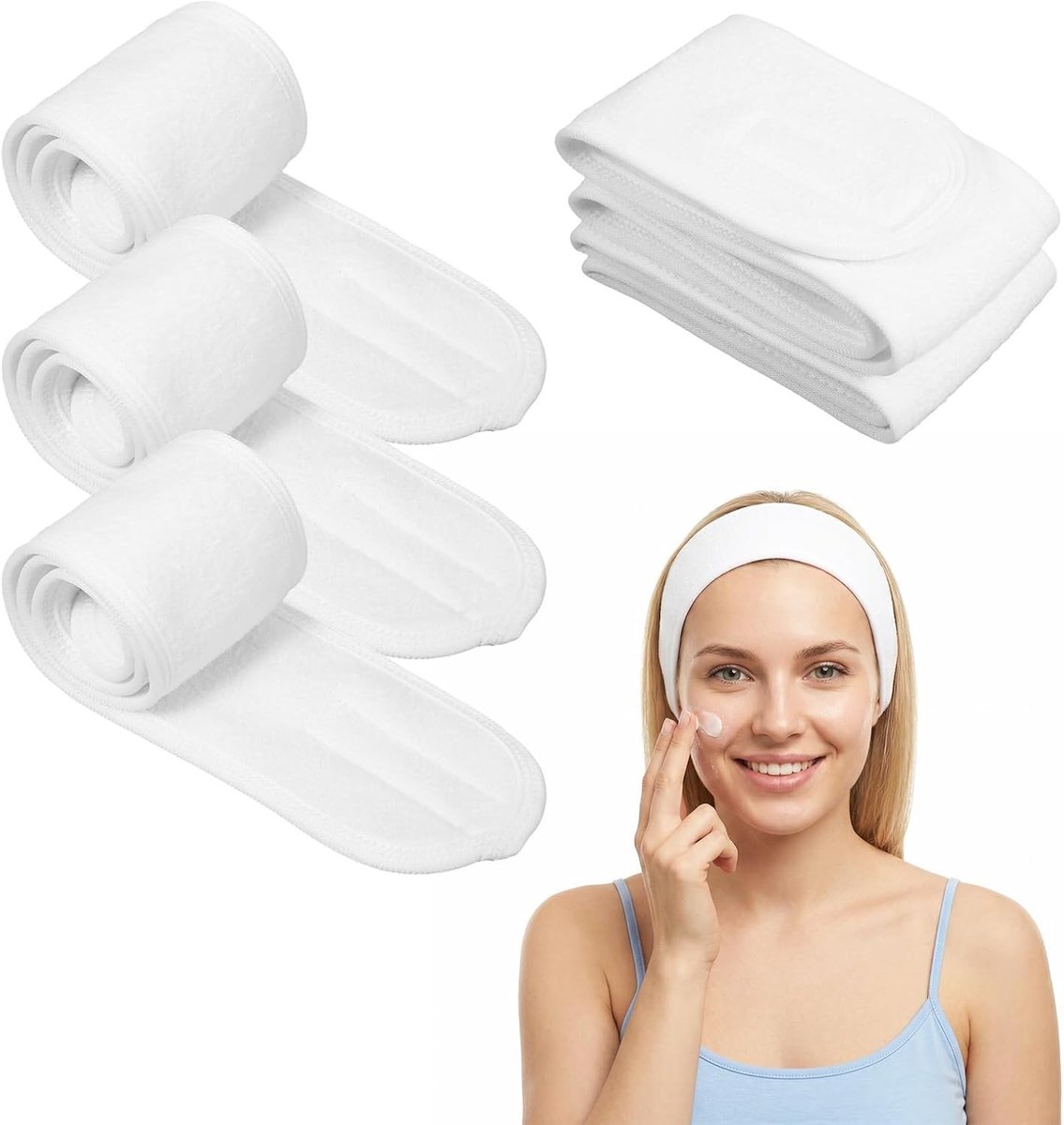 Haarband voor make-up, gezicht reinigen en haarstyling - Perfecte accessoire voor elke beauty routine