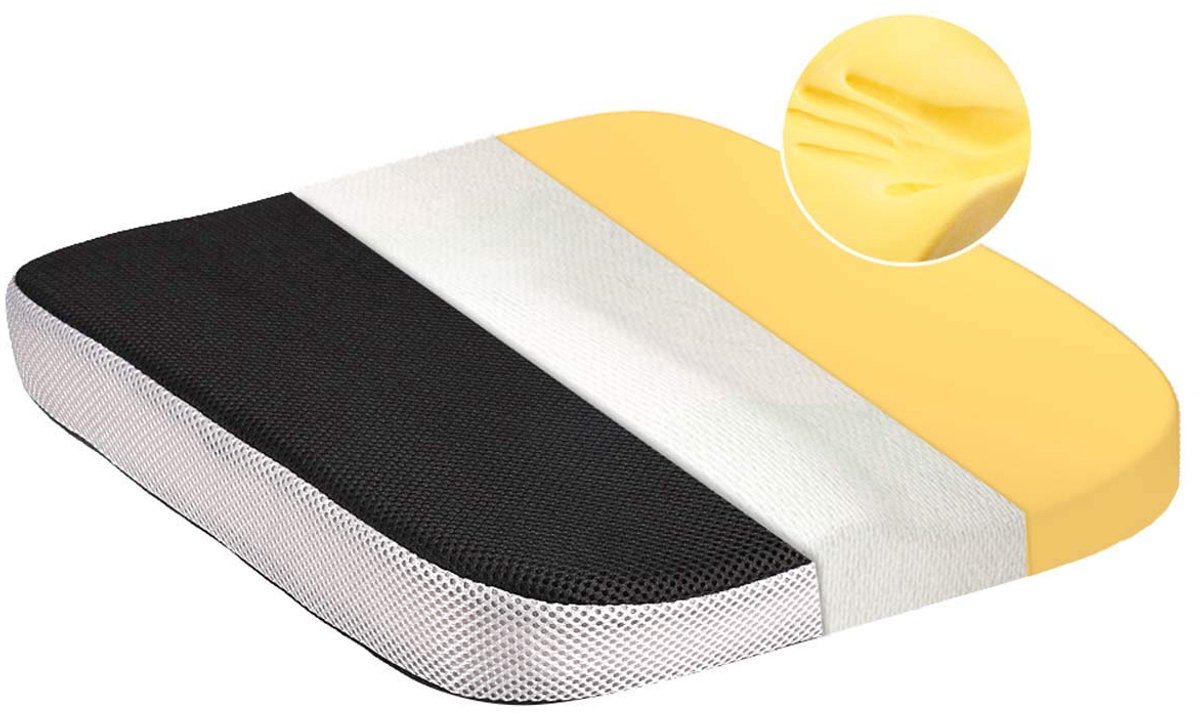 groot geheugen schuim stoel kussen/stoel pad met draaggreep Perfect voor bureaustoel en rolstoel