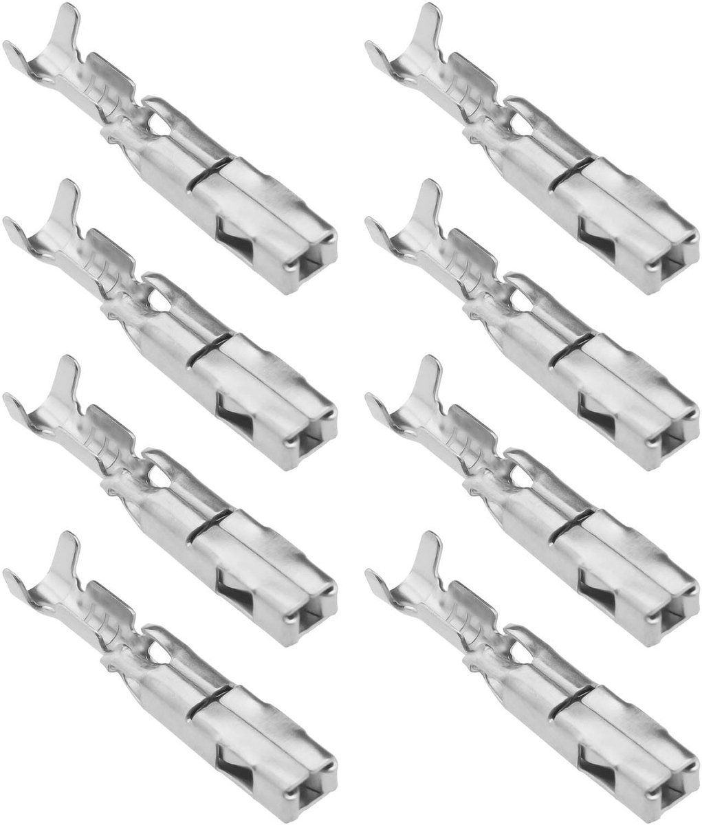 Dailygoods- Auto Connector 50 Stuks - Klemmen - Reparatie - Kabelverbindingen - Metalen materiaal - Geschikt voor 0,20mm² - 0,35mm² Kabel - Connectoren