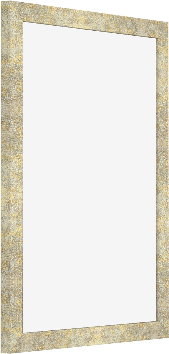 Fotolijst 60x80 cm - MDF - Zilver-Goud Hamerslag - Benno