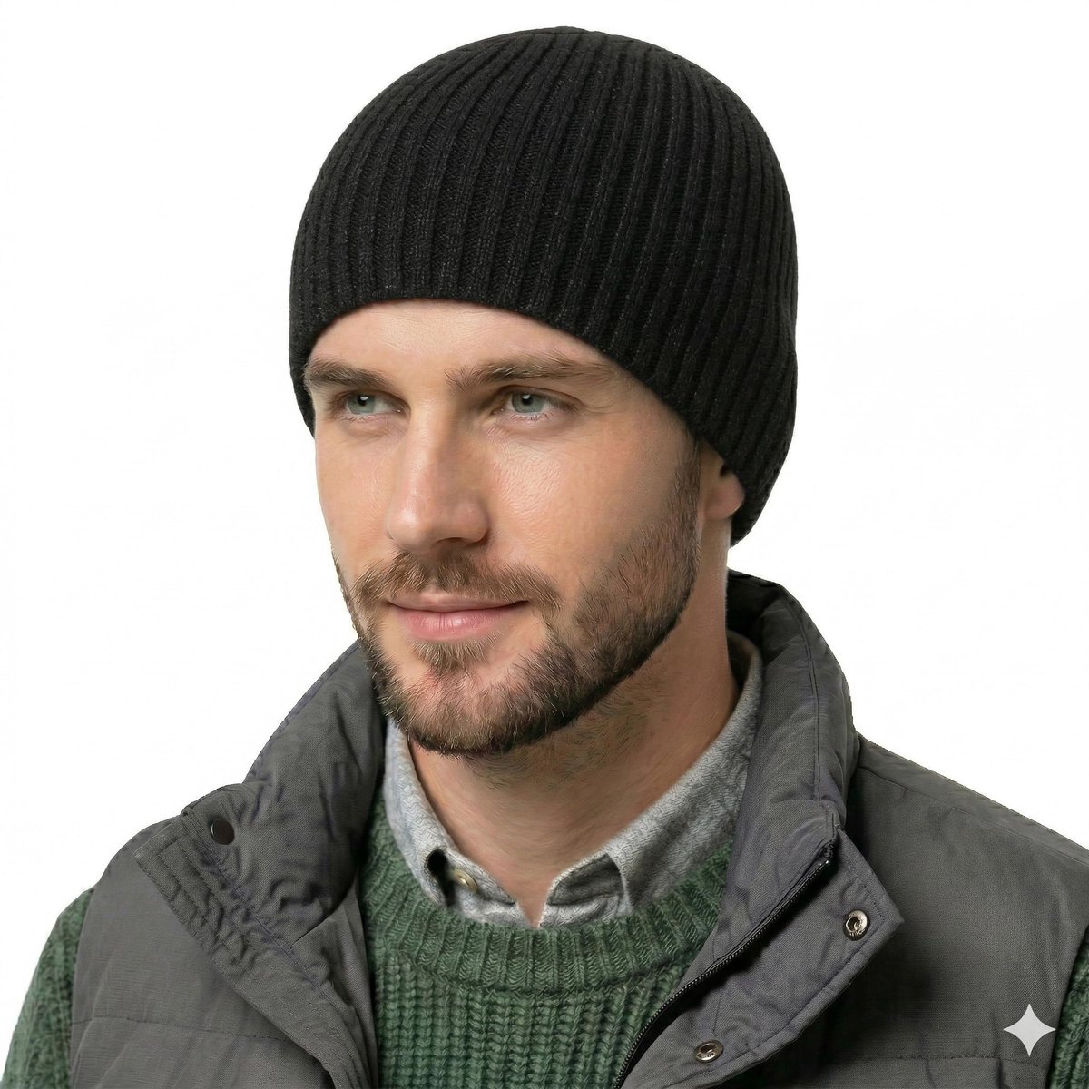 ZLYC Mannen Winter Gebreide Beanie Hoed Warm Geribbelde Mode Dagelijkse Schedel Cap