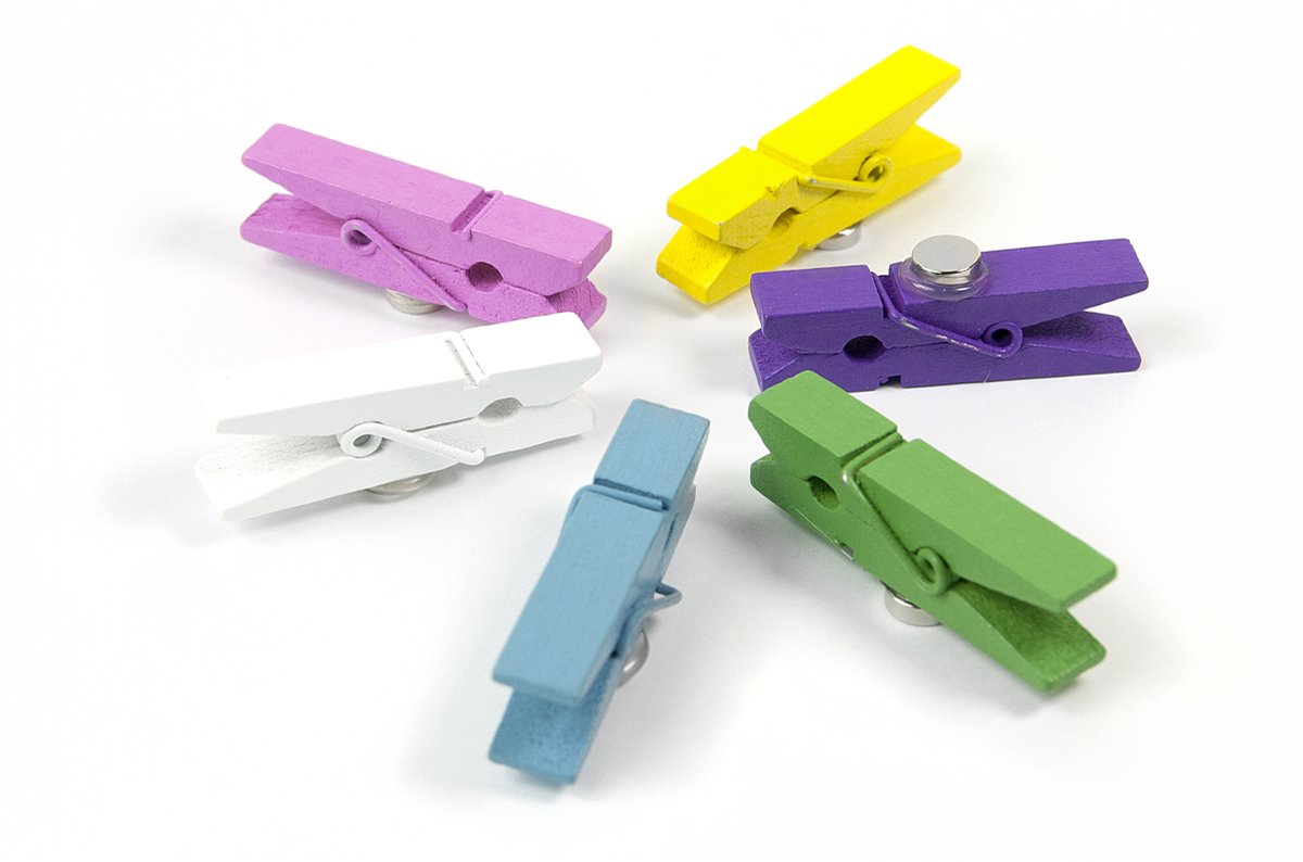 Magnet Kolor Klip - set 6 assorted