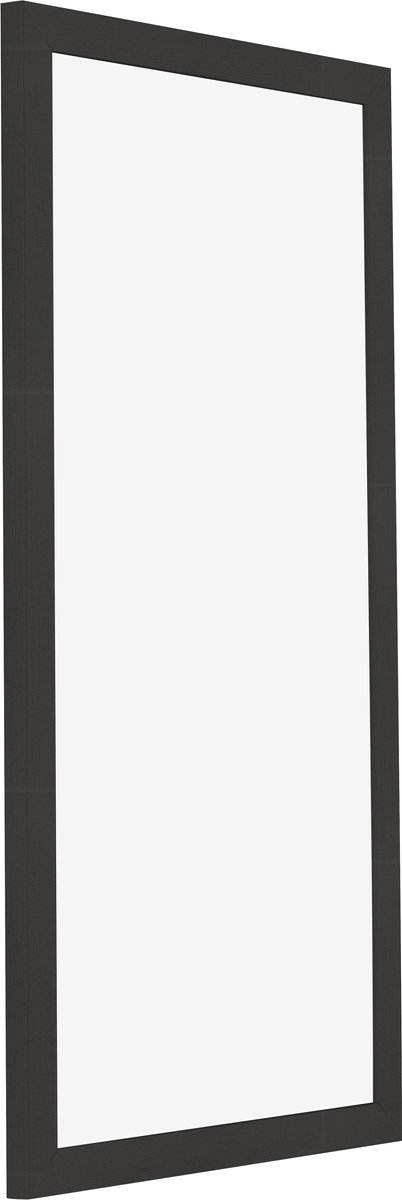 Fotolijst 20x40 cm - MDF - Zwart Houtnerf - Benno