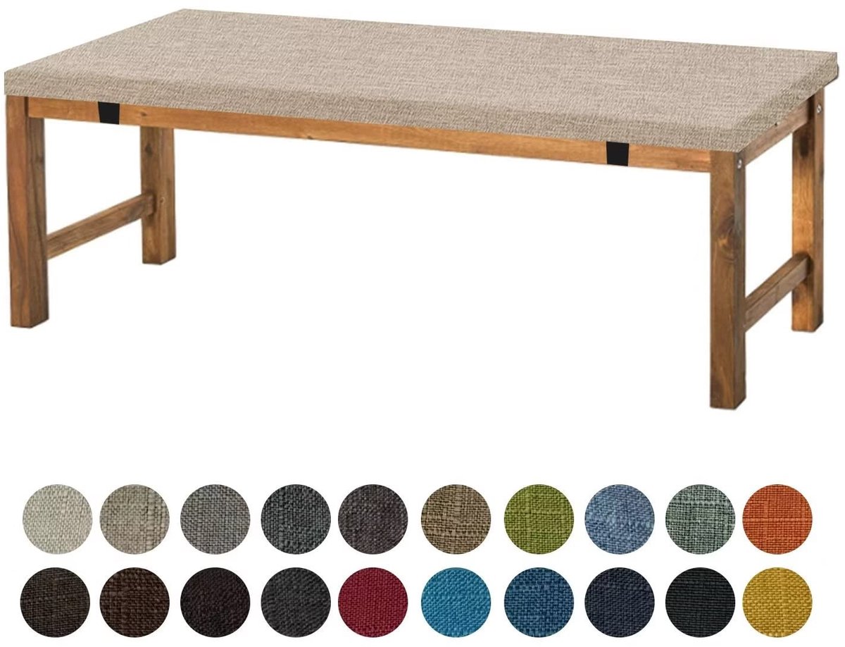Bankkussen Zitkussen 110 x 35 x 5 cm, Wasbaar Antislip Bankkussen Zitbedekking Comfortabele Bankpolster voor Bank, Vensterbank, Tuinmeubels, Terras, Binnen, Reiskoffie