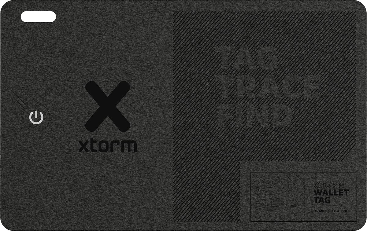 Xtorm WalletTag Bluetooth Tracker – Sleutelvinder – Apple Find My & Android Find My – Wallet Tracker voor Portemonnee – Waterdicht IP67