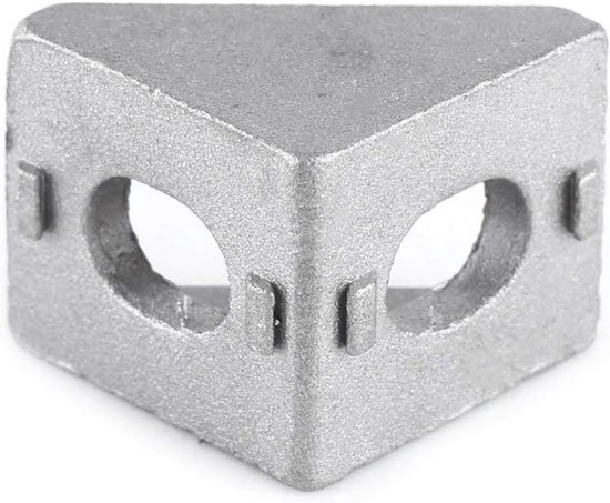 10 stuks 2020 aluminium Hoekbeugel 20 mm x 20 mm x 17 mm voor aluminium Profiel 20 mm — afbeelding 3