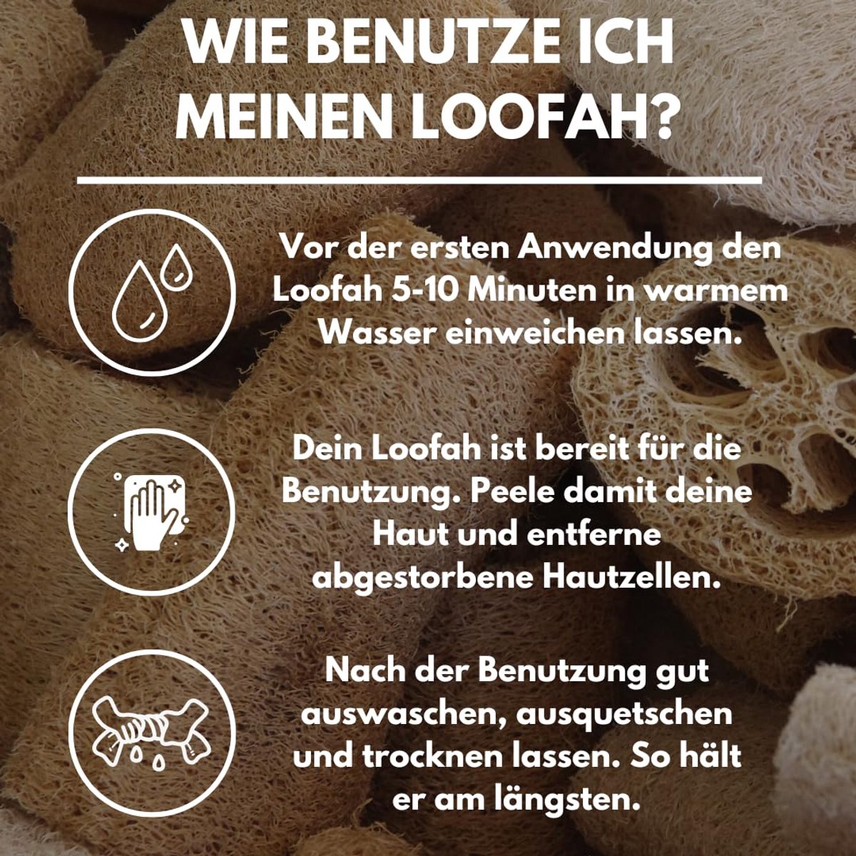 Luffa-spons EcoClassic Egyptische luffa Loofah-spons badspons douchespons douchefluff luchtfakomkommer luffakürbis plasticvrij lichaam douche bad wasserij body scrubber loofah Loofah