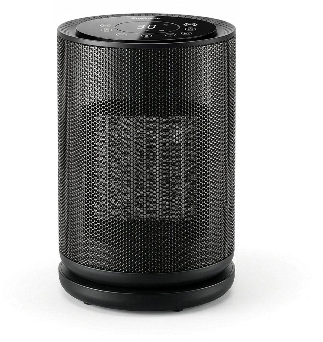 Pro Breeze 1800 W Ronde Keramische Mini Ventilatorkachel - Zwart