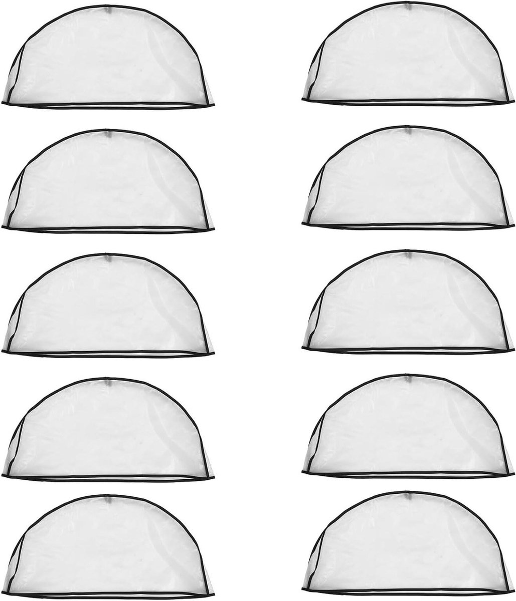 Kledinghoezen Transparant - Jasbeschermers Stof - Garderobe Organiseren - Halflang Ontwerp - 60x30x5 cm - Transparant