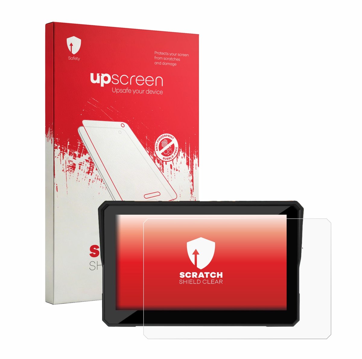 upscreen - Screenprotector voor Carpuride W502T Pro 5" - Folie Beschermfolie transparant
