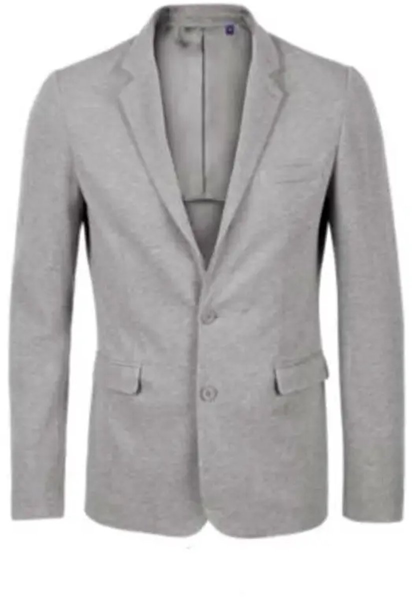 Neoblu Men´s Piqué Blazer Marcel NB3169 - Gray Melange - 48