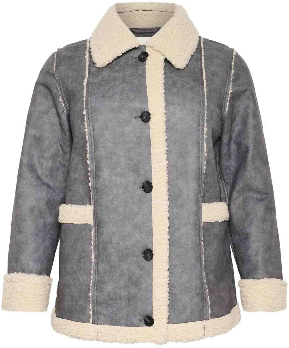 Damesfleece KAFFE Curve Shirla