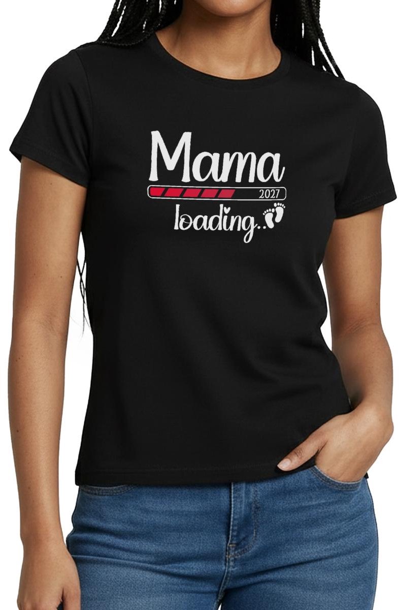 Mama Loading 2027 T-Shirt Dames