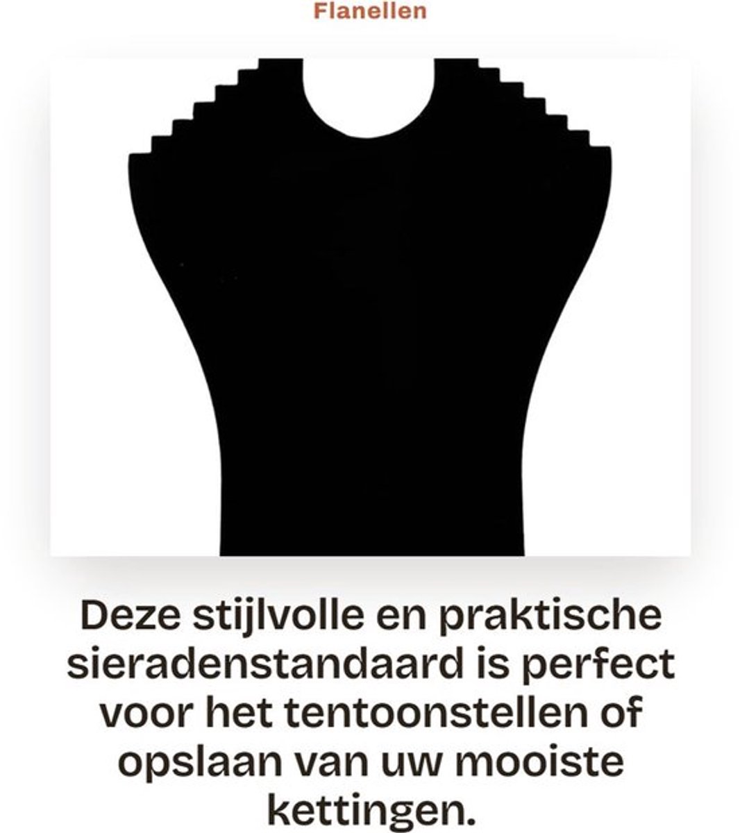 Sieradenhouder - Flanellen Sieradenstandaard - 24 x 23 cm - Duurzaam - Beschermend - Exquisite Ontwerp