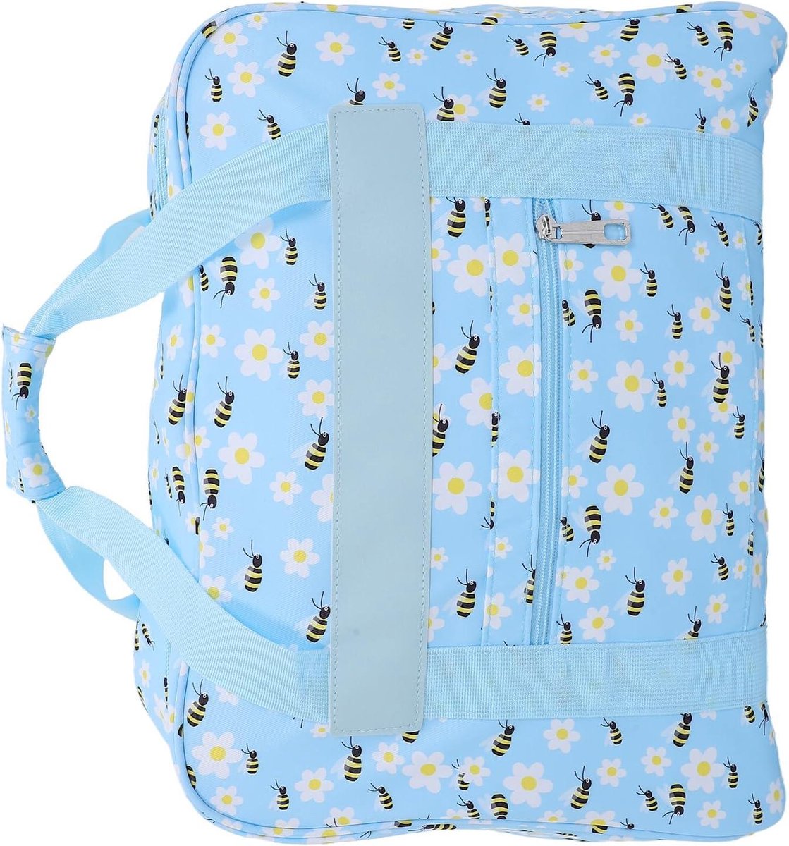 Naaimachine Tas - Opbergtas Naai-accessoires - Naaispullen Organiseren - Met Trolley - 43x32x21 CM - Hemelsblauw