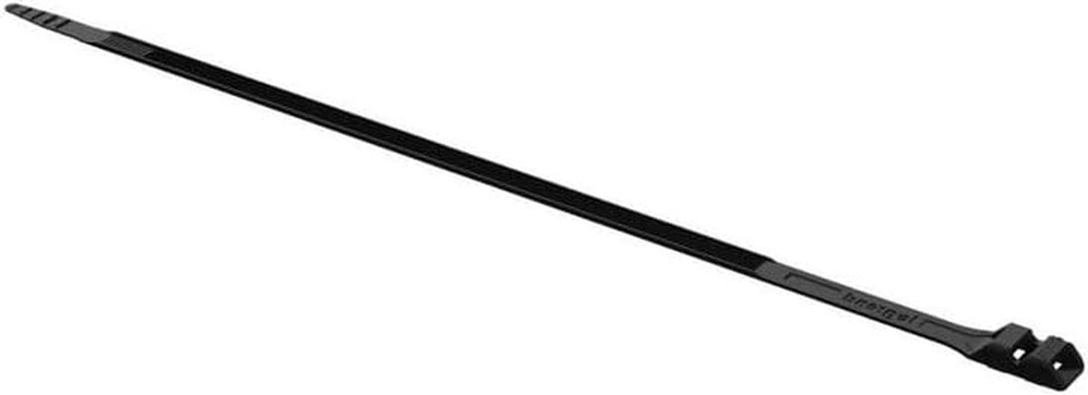 Halsketting Klemmen - Kabel Binders - Buiten Bevestigen - UV Bestendig Nylon - 9x357 mm - Zwart