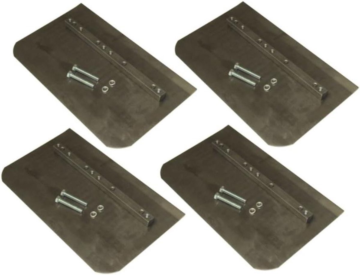 Power Float Blades - Vlinderbladen Set - Beton Afwerken - Universele Pasvorm - 8 x 13 x 3 mm - Zilver