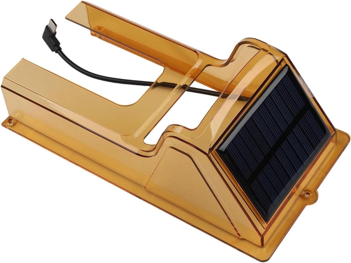 Draadloze Deurbel - Videodeurbel Spion - Bezoekers Ontvangen - Zonne-energie Opladen - 22 x 12 x 8 cm