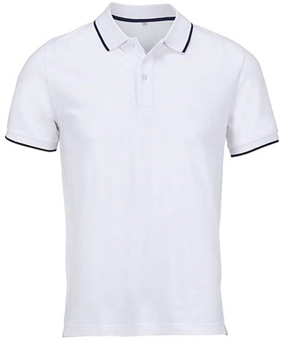 SOL'S Unisex Polo Shirt Palermo L04769 - White/French Navy - XS