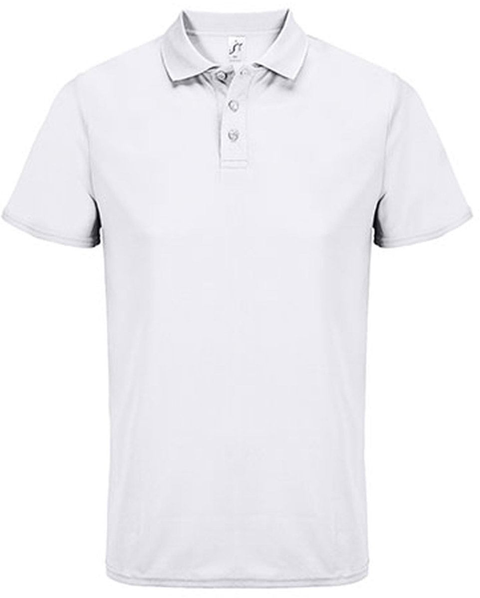 SOL'S Unisex Pitcher Sports Polo Shirt L04442 - White - XXL