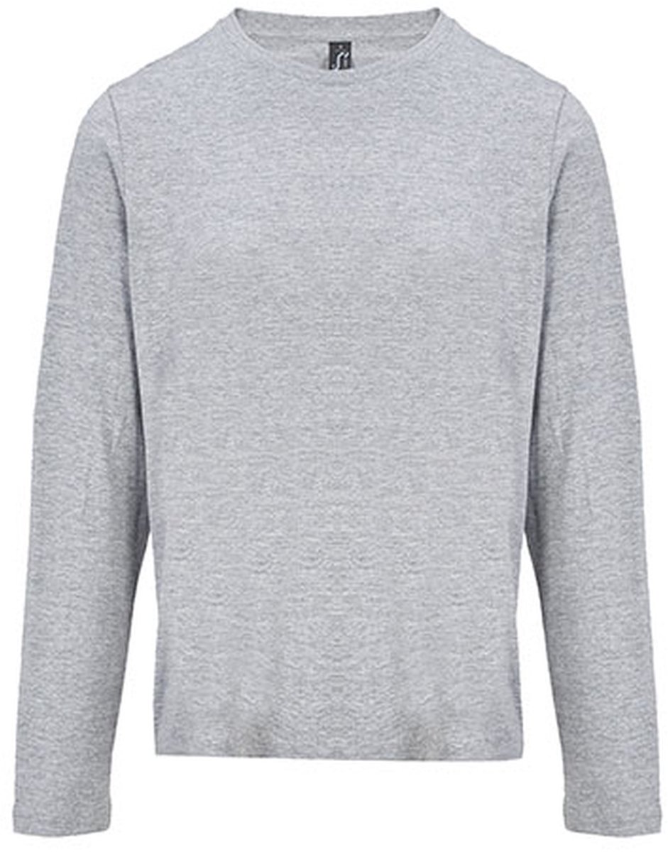 SOL'S Women´s Monarch Long Sleeve T-Shirt L04443 - Grey Melange - XL