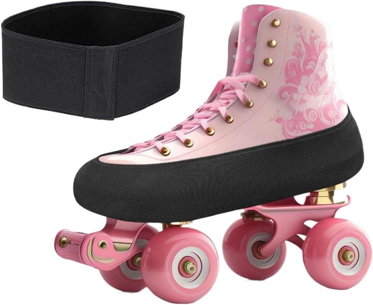 Schaatslaars Hoezen - Schaatsbeschermers - Schaatsen Beschermen - Waterdicht Elastisch - Maat S M L - Zwart