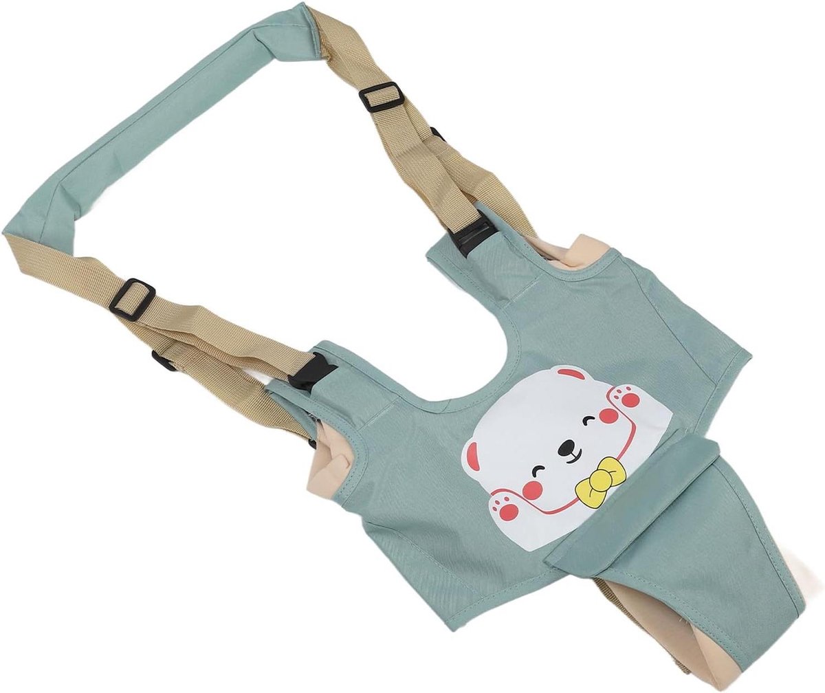 Baby Loopharnas - Loopgordel Baby - Baby Leren Lopen - Comfortabele Ademende Ondersteuning - 6-36 Maanden - Groen